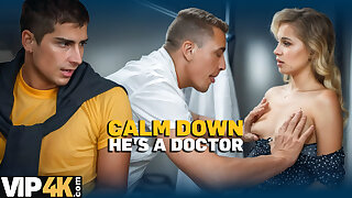 VIP4K. Doctor touched my tits and cured my pussy