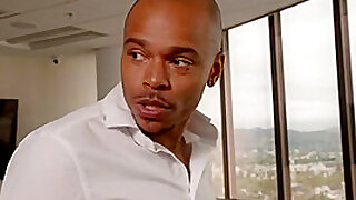 Sloan Rider gets dicked down by employee's big black cock